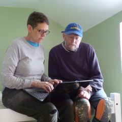 Green and Crofter in asylum apartment bedroom